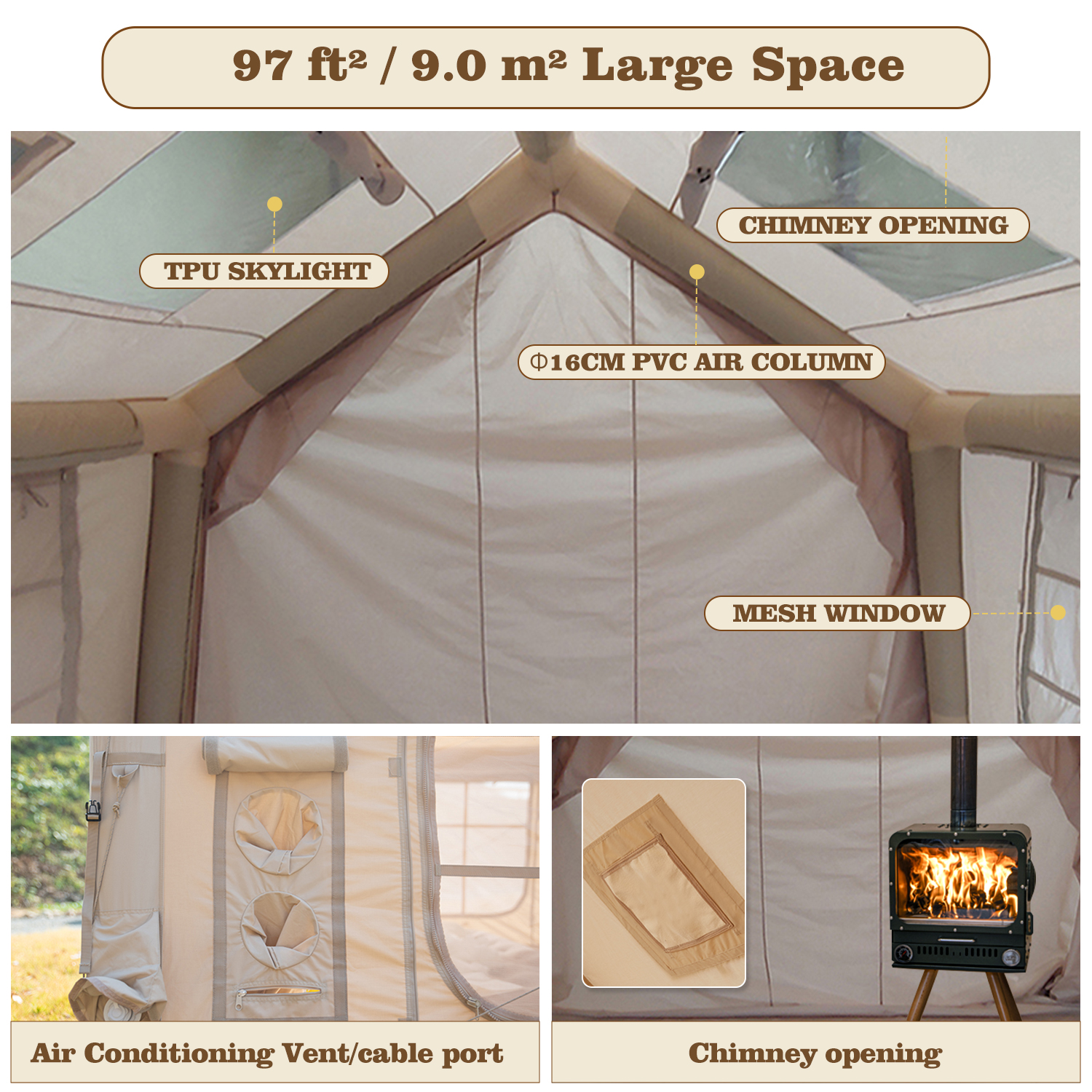 Coody 9.0 Inflatable Tent