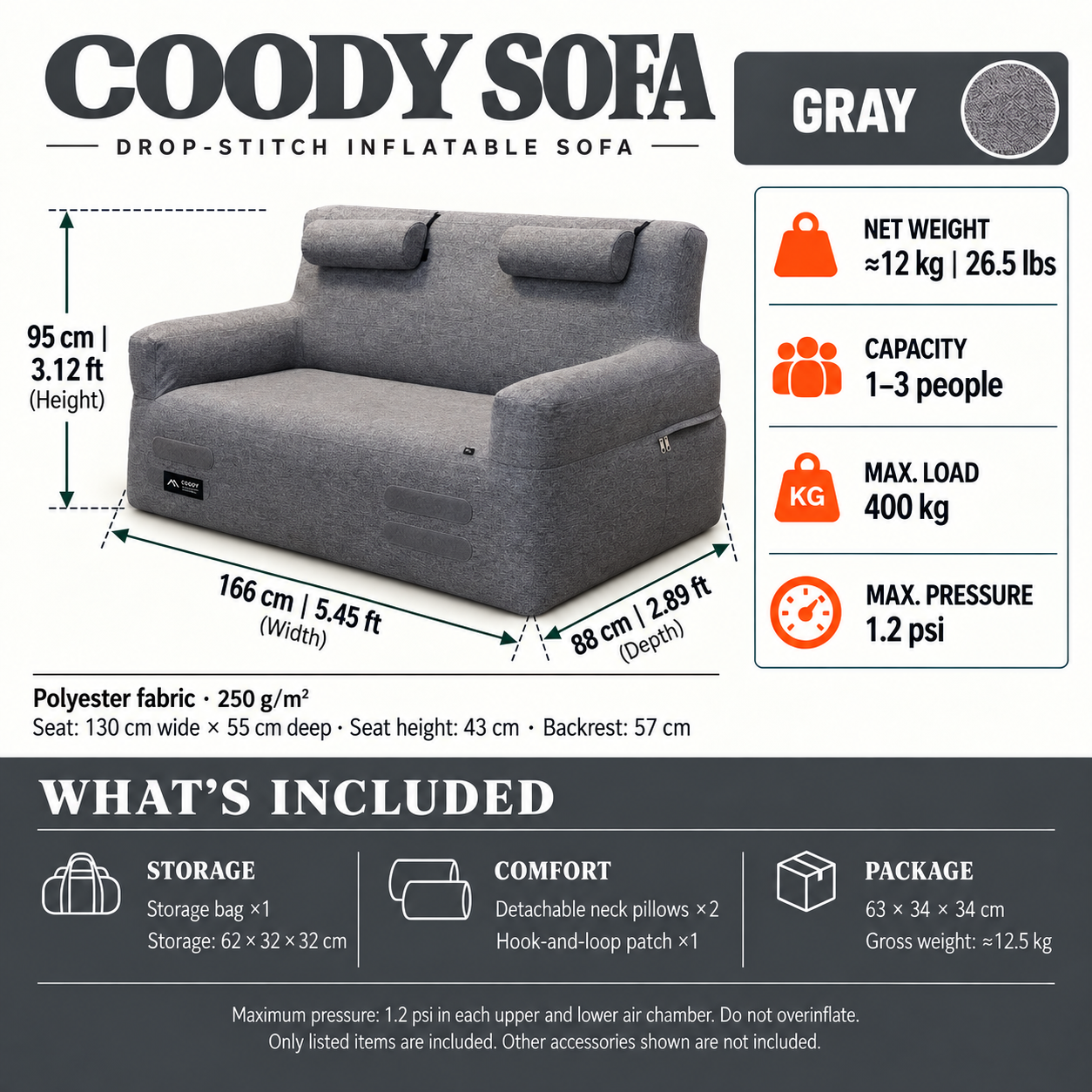 Coody Inflatable Sofa