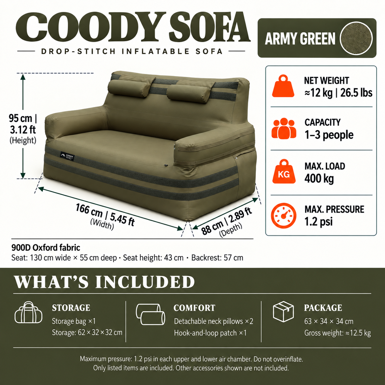 Coody Inflatable Sofa