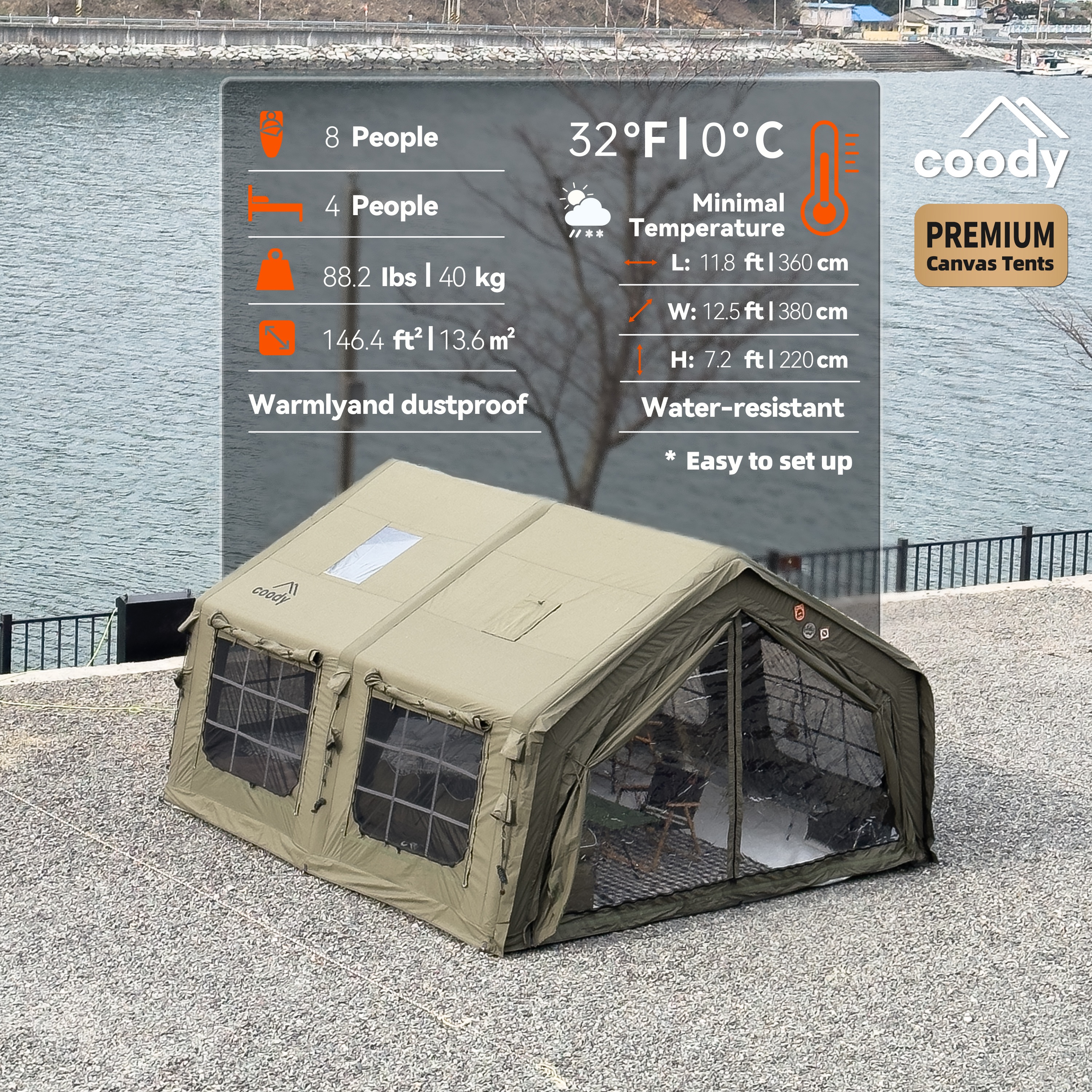 Coody 13.68 Inflatable Tent