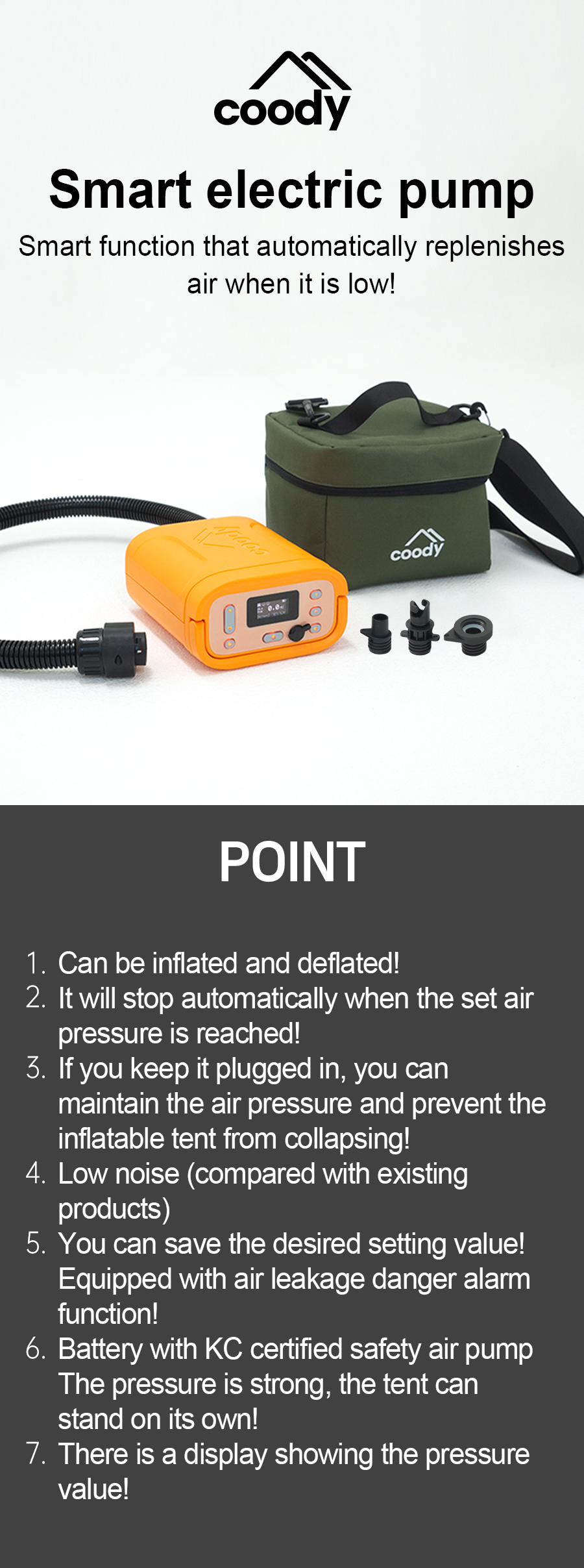 Coody Smart Electric Pump