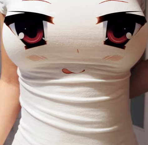 Women's Unisex T Shirt Emoji Print Sexy Big Bust Round Neck White 3D Print Outdoor Street Short Sleeve Print Clothing Sports Designer Casual Big and Tall / Summer / Summer