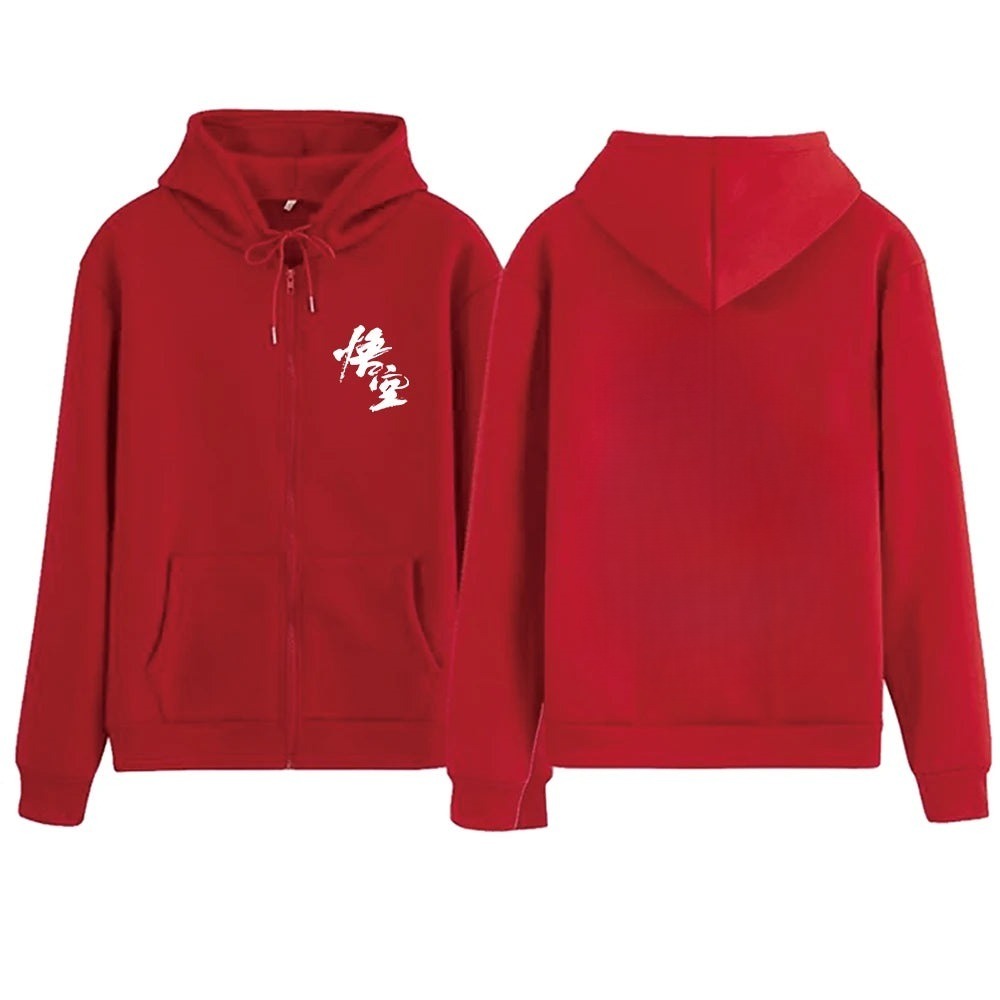 Black Myth : Wukong Hoodie - Red Edition : The Monkey King Design