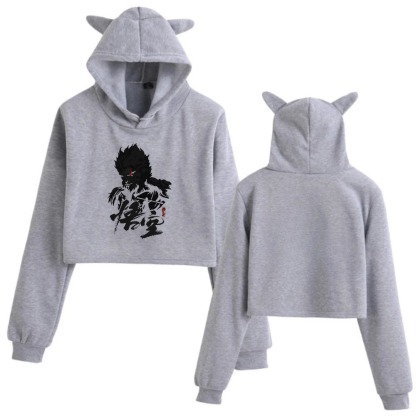 Black Myth : Wukong Women's Hoodie - Gray Edition with The Monkey King Design
