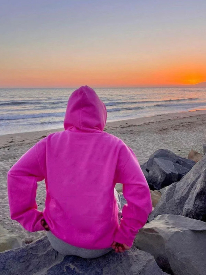 How Loved You Are Hoodies /Personalized Custom Print Pink Hoodies Sweatshirt