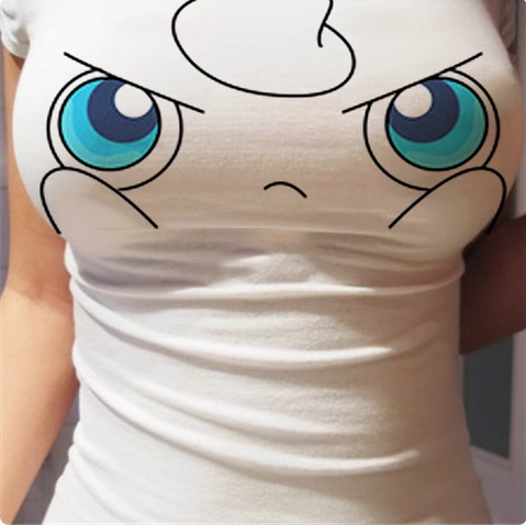 Women's Unisex T Shirt Emoji Print Sexy Big Bust Round Neck White 3D Print Outdoor Street Short Sleeve Print Clothing Sports Designer Casual Big and Tall / Summer / Summer