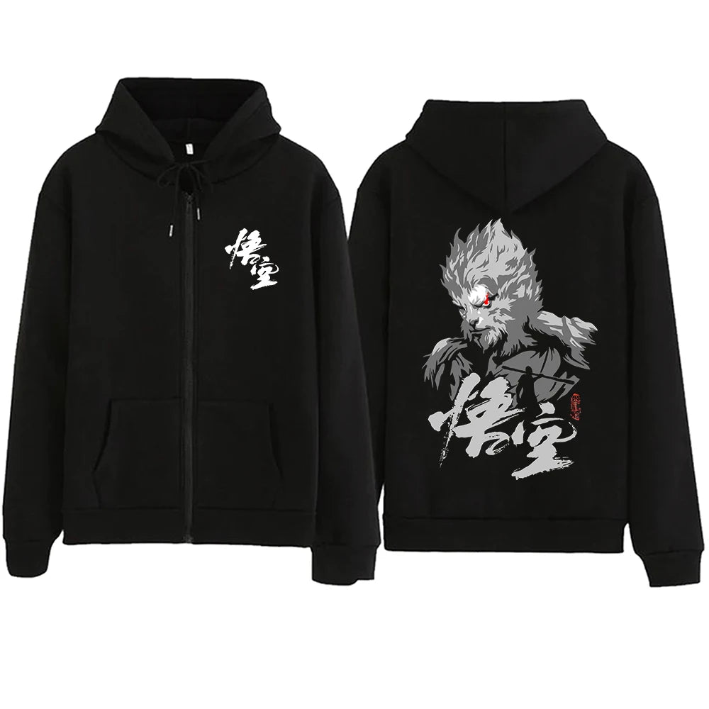 Black Myth : Wukong Hoodie - Black Edition : The Monkey King Design