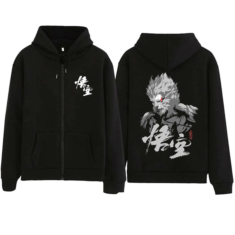 Black Myth : Wukong Hoodie - Black Edition : The Monkey King Design