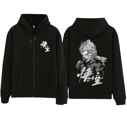 Black Myth : Wukong Hoodie - Black Edition : The Monkey King Design