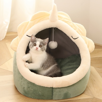 Exclusive For Cute Pets: Dinosaur Themed Cat Bed