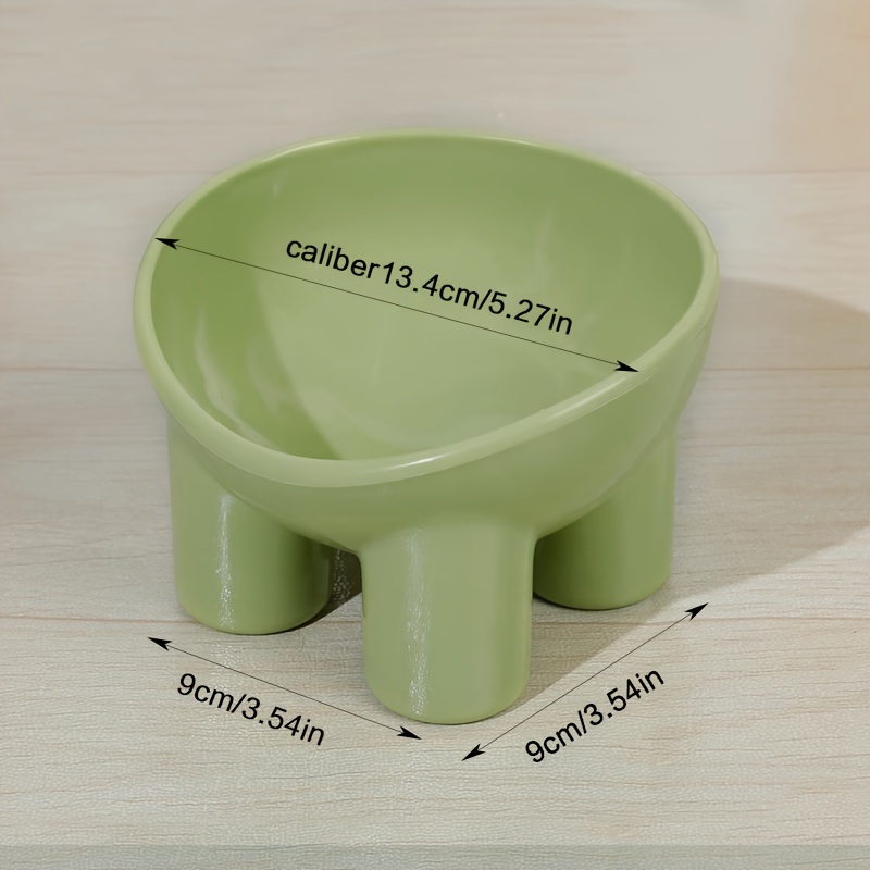 Sleek Design Elevated Pet Bowl with Stand - Neck-Friendly