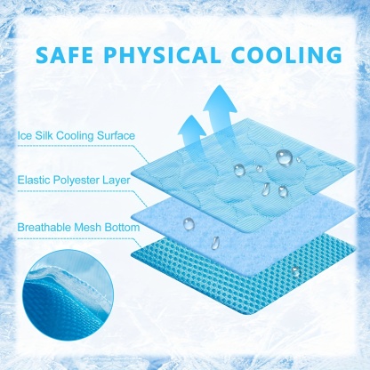  Instant Cool Dog Bed - Dog Cooling Mat