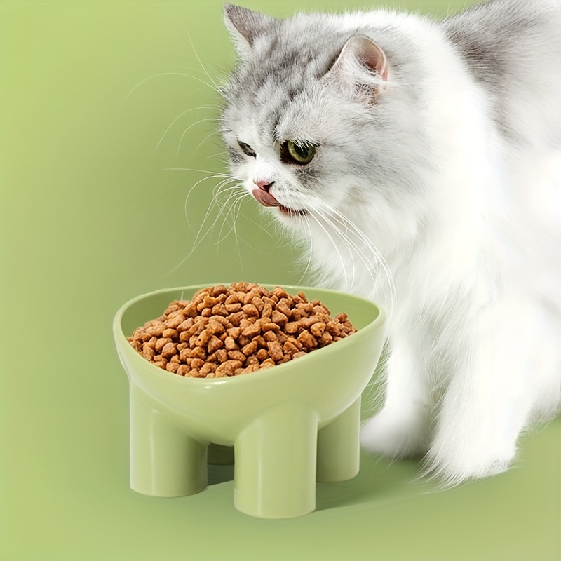Sleek Design Elevated Pet Bowl with Stand - Neck-Friendly