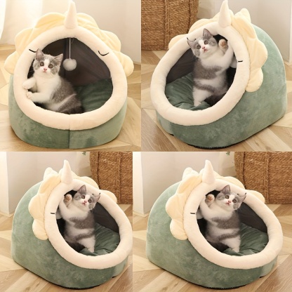 Exclusive For Cute Pets: Dinosaur Themed Cat Bed