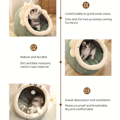 Exclusive For Cute Pets: Dinosaur Themed Cat Bed