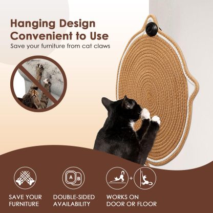  Durable Sisal Cat Scratcher Mat
