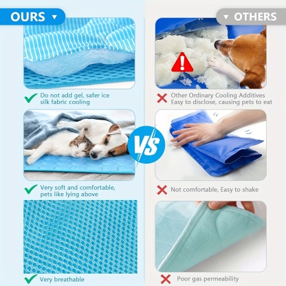  Instant Cool Dog Bed - Dog Cooling Mat