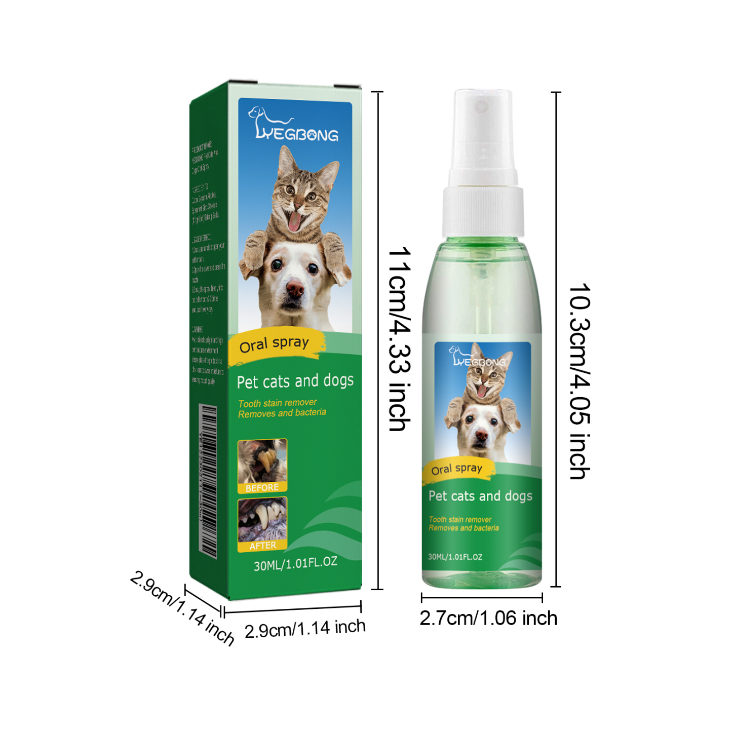 ORAL SPRAY PET CATS AND DOGS