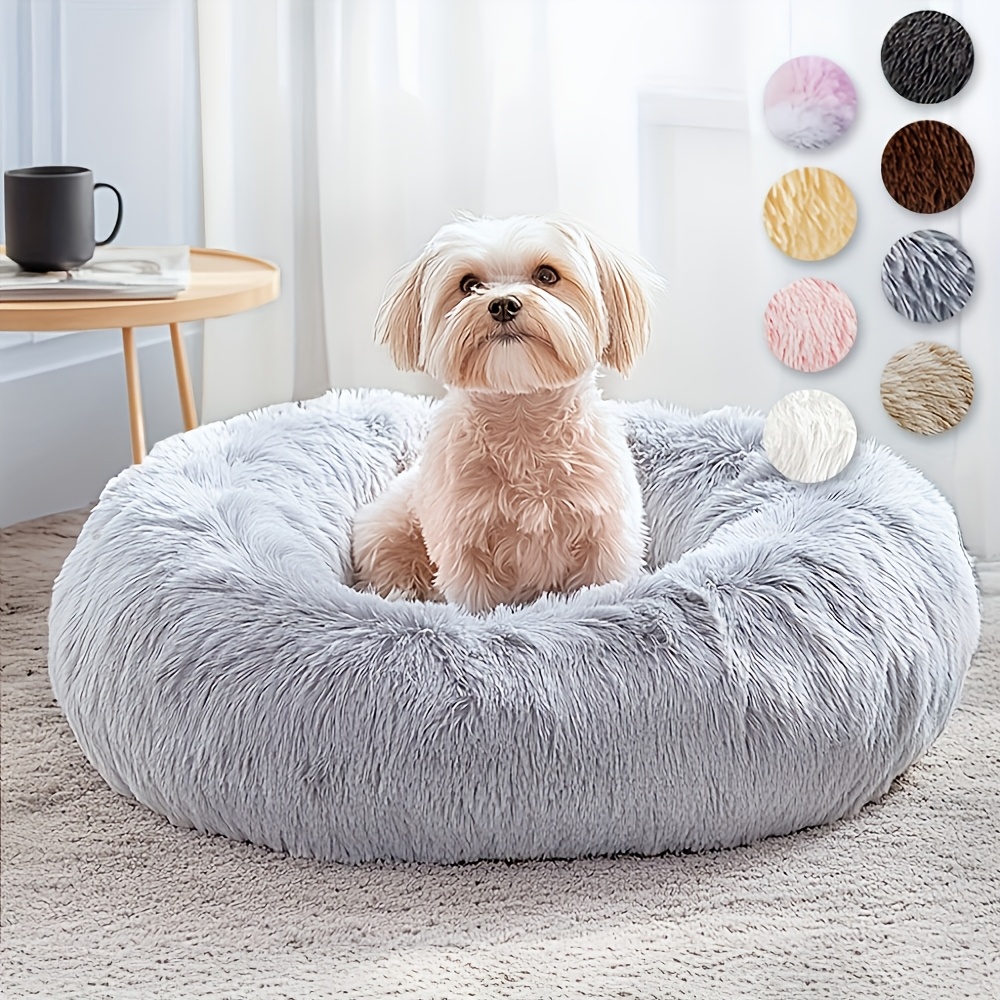 Cozy Soft Donut Cuddler Bed 