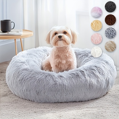 Cozy Soft Donut Cuddler Bed 