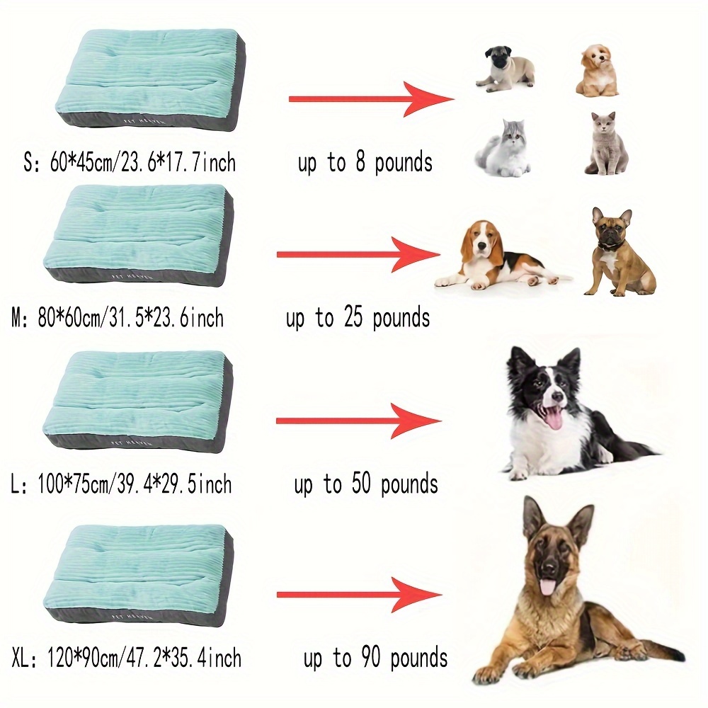 Large Dog Bed  Non-Slip Pet Kennel Detachable Dogs Sofa 