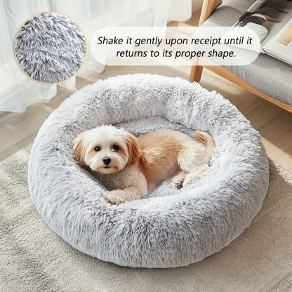 Cozy Soft Donut Cuddler Bed 