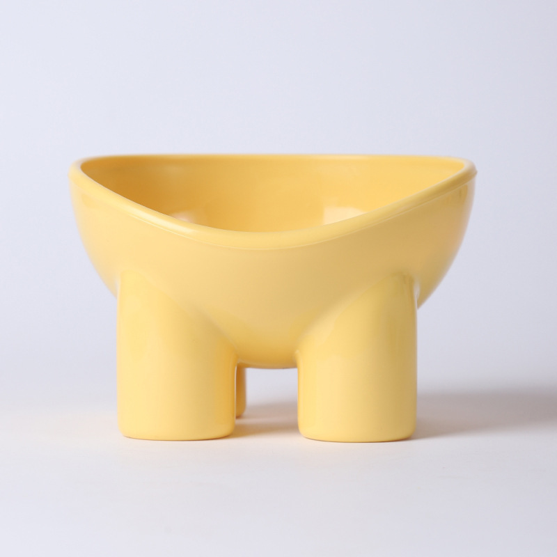 Sleek Design Elevated Pet Bowl with Stand - Neck-Friendly