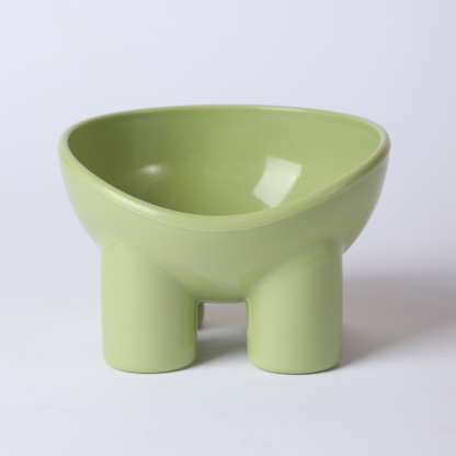 Sleek Design Elevated Pet Bowl with Stand - Neck-Friendly