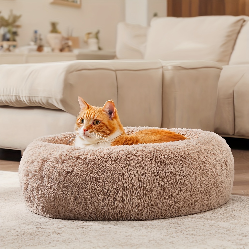 Cozy Soft Donut Cuddler Bed 