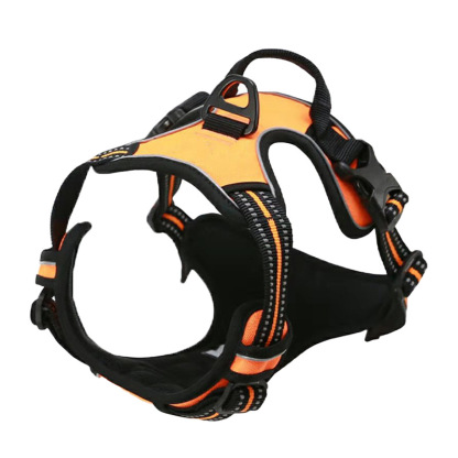 Reflective Harness Large and Medium Dog Chest Harness Vest Style Dog Traction