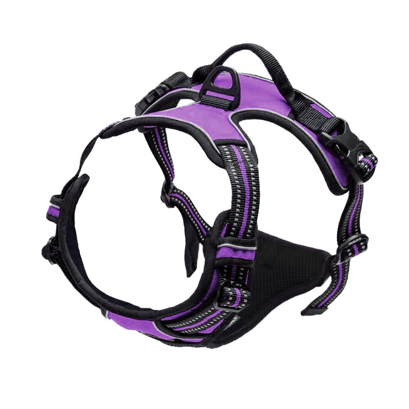 Reflective Harness Large and Medium Dog Chest Harness Vest Style Dog Traction