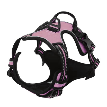 Reflective Harness Large and Medium Dog Chest Harness Vest Style Dog Traction