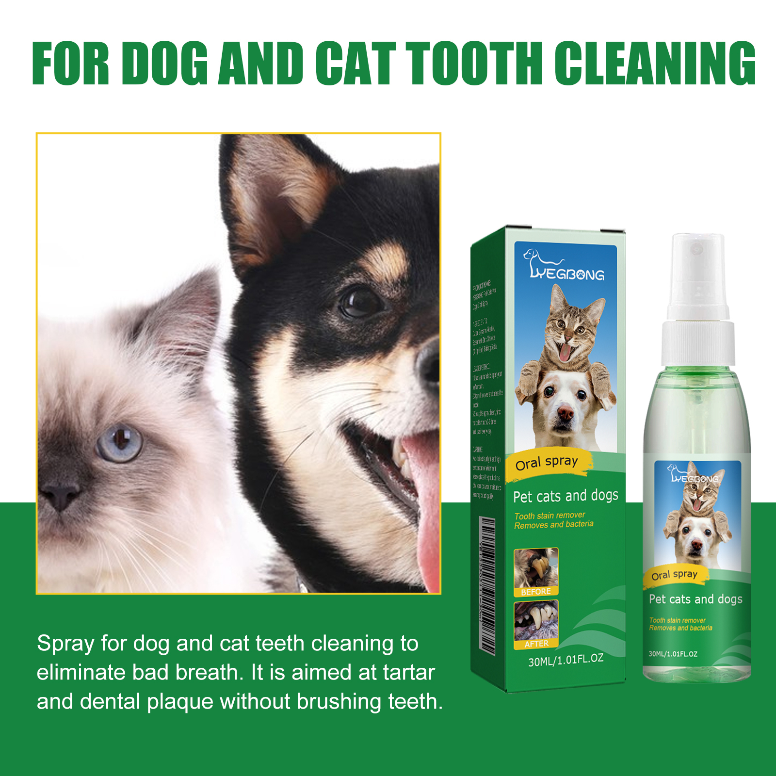 ORAL SPRAY PET CATS AND DOGS
