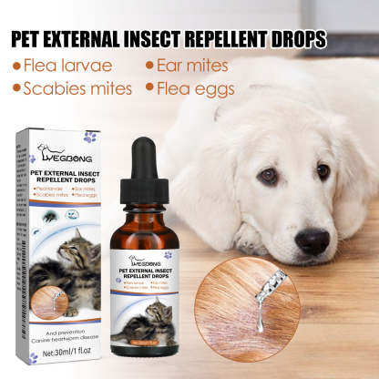 PET EXTERNAL INSECT REPELLENT DROPS