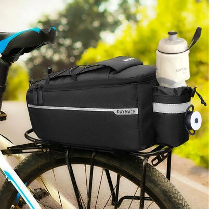Bike Rear Rack Bag with Tail Light