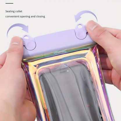 Floating Laser Waterproof Phone Bag with Touch Screen Function