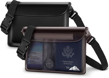 Waterproof Fanny Pack, Waterproof Pouch Dry Bag 2/3/4 Pack for Phone Passport Purse