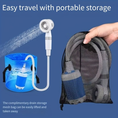 Wireless Camping Shower Kit - Portable