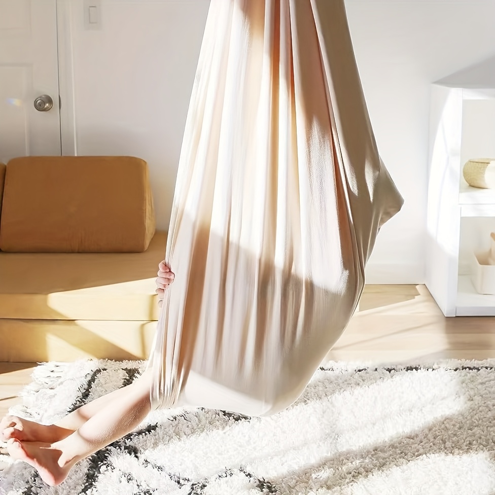 Elastic Hammock Indoor and Outdoor Swing Elastic Air Yoga Hammock Ideal Choice
