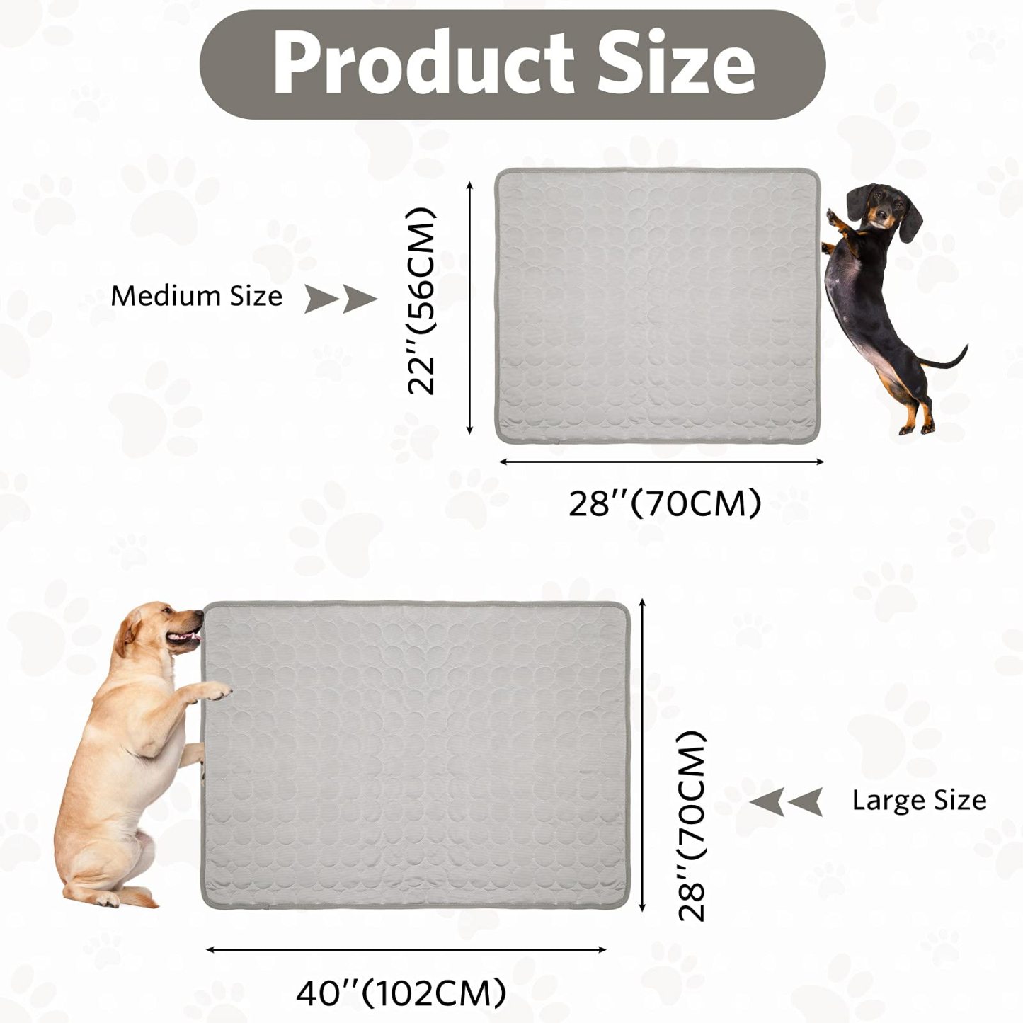  Instant Cool Dog Bed - Dog Cooling Mat