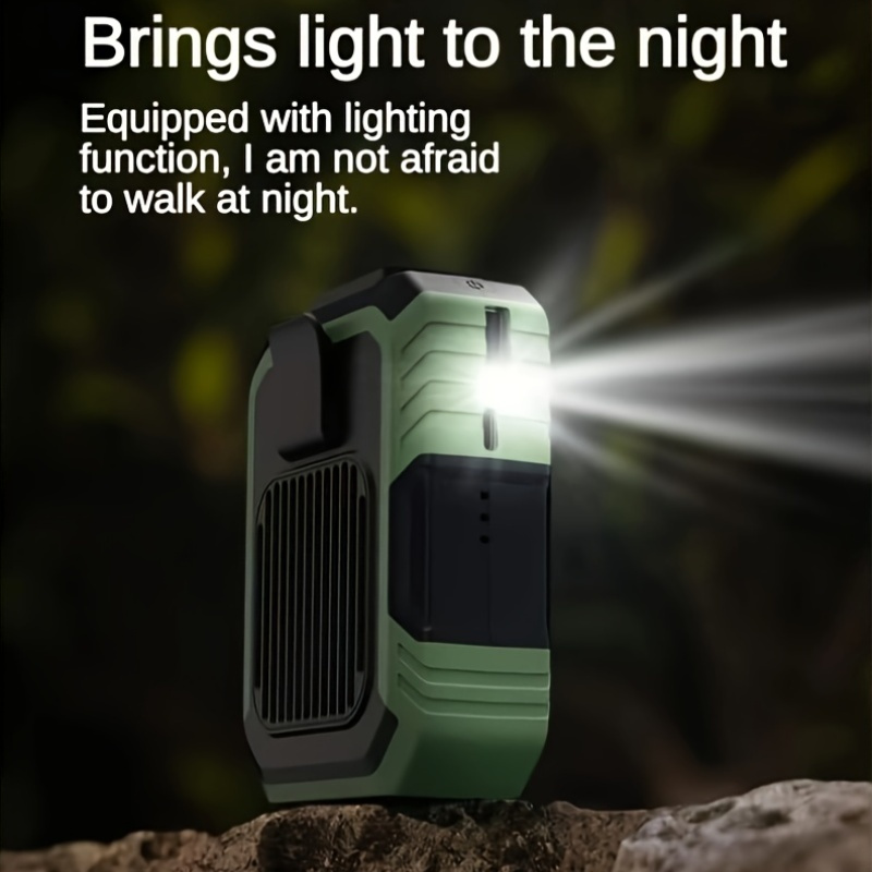 Three-in-One Portable Fan With Mobile Power