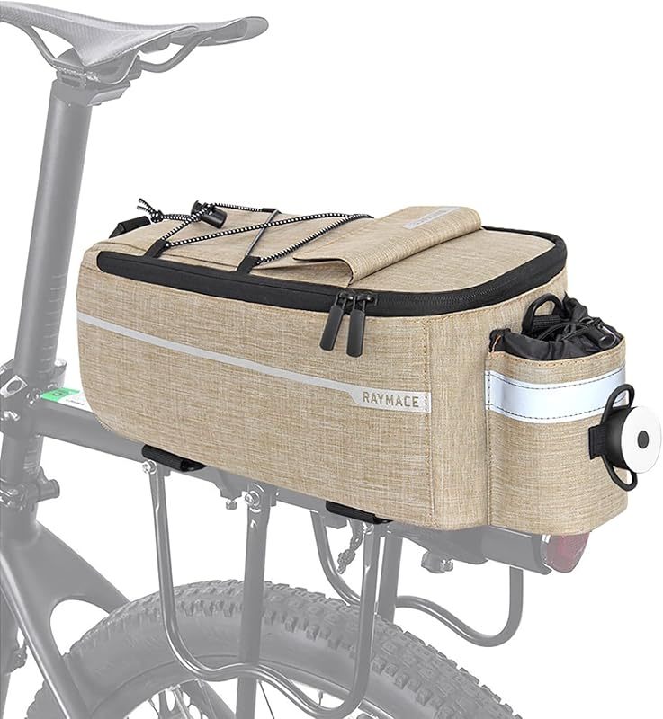 Bike Rear Rack Bag with Tail Light