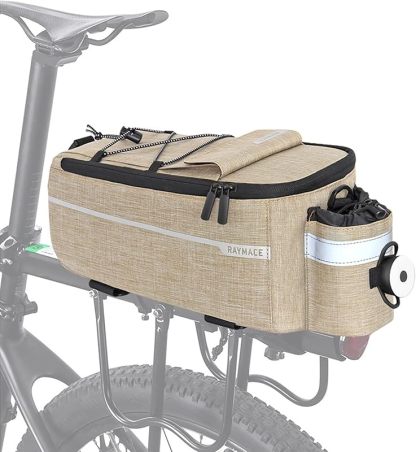 Bike Rear Rack Bag with Tail Light