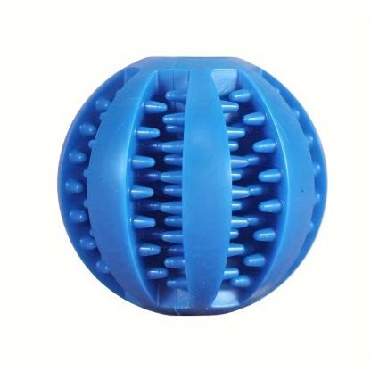 1PC Dog Ball Toys For Small Dogs Interactive Elasticity Puppy Chew Toy Tooth Cleaning Rubber Food Ball Toy 