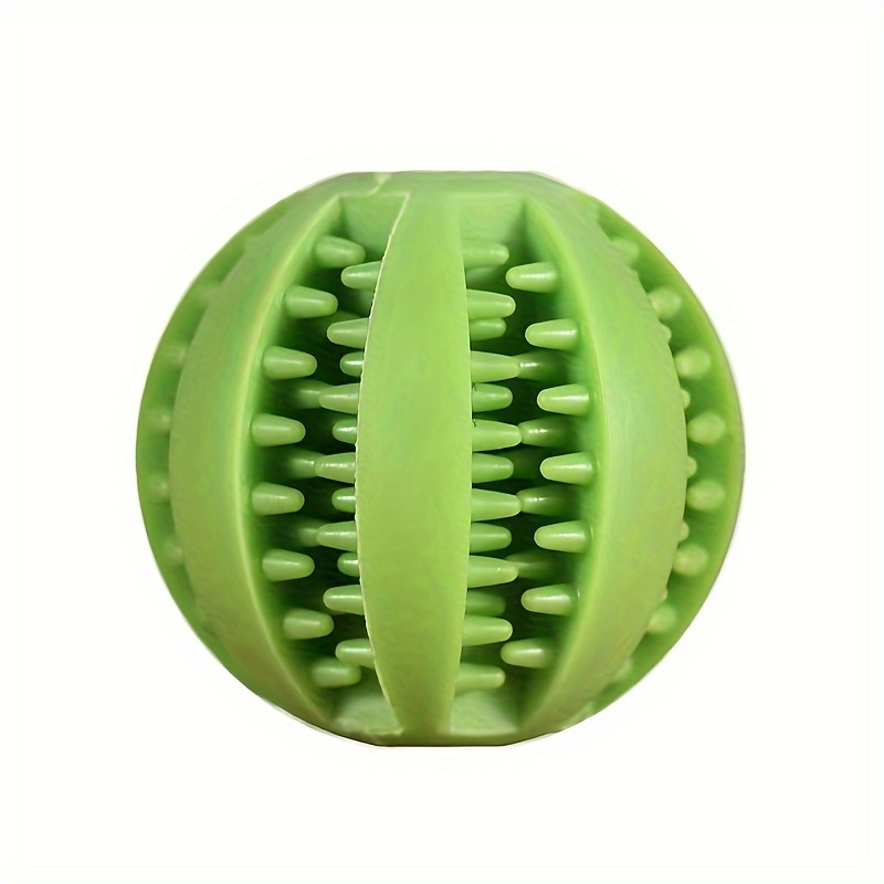 1PC Dog Ball Toys For Small Dogs Interactive Elasticity Puppy Chew Toy Tooth Cleaning Rubber Food Ball Toy 