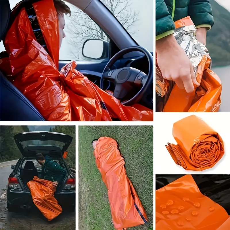 2pcs Portable Emergency Survival Sleeping Bag Camping & Travel