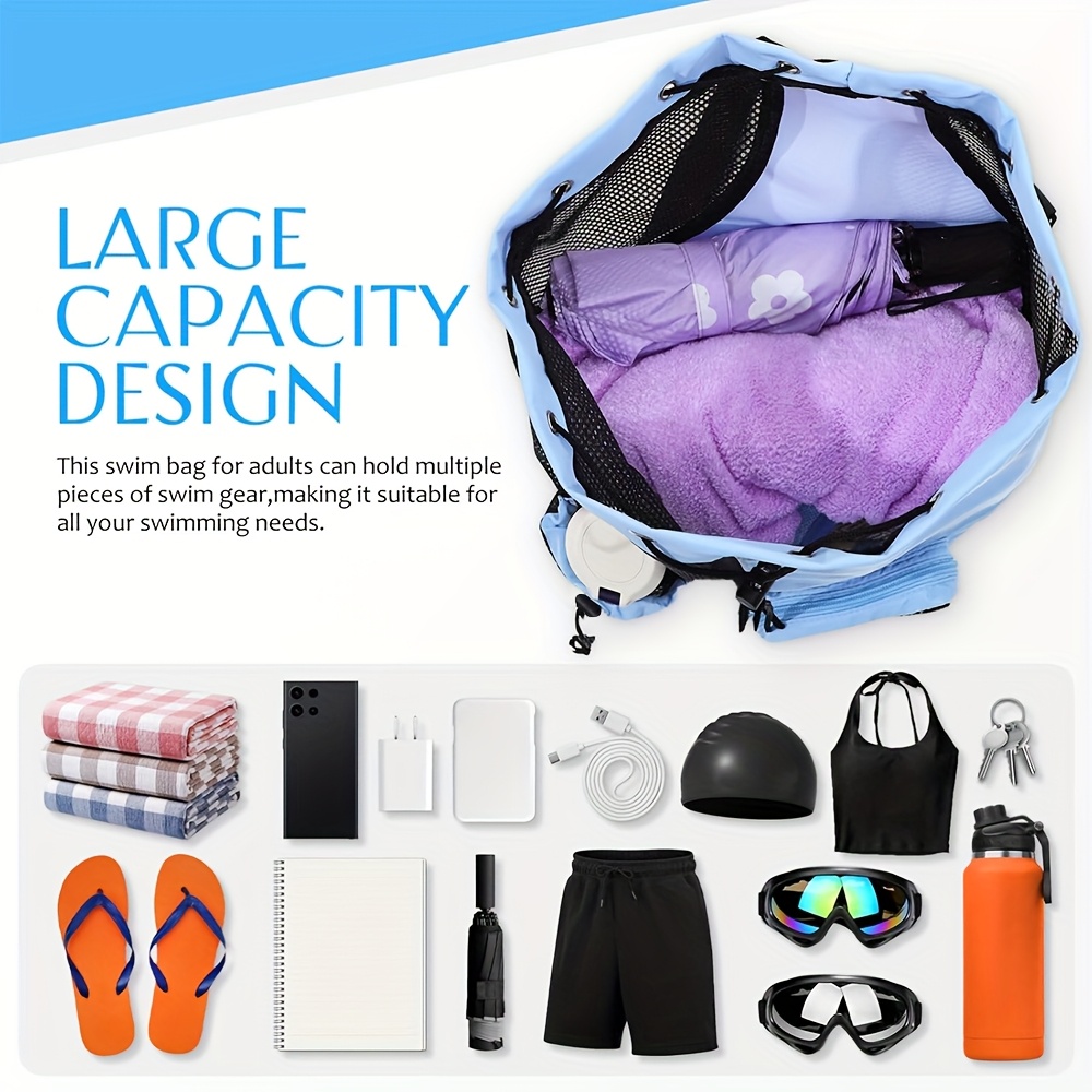Running Clothing Accessories Quick Dry Mesh Beach Bag