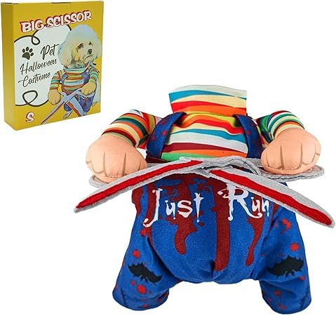Pet Deadly Doll Dog Scissors Style Clothes for Small Large Extra Large Dogs Pets