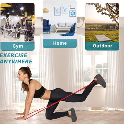 4pcs Set Resistance Bands with Stackable Tension