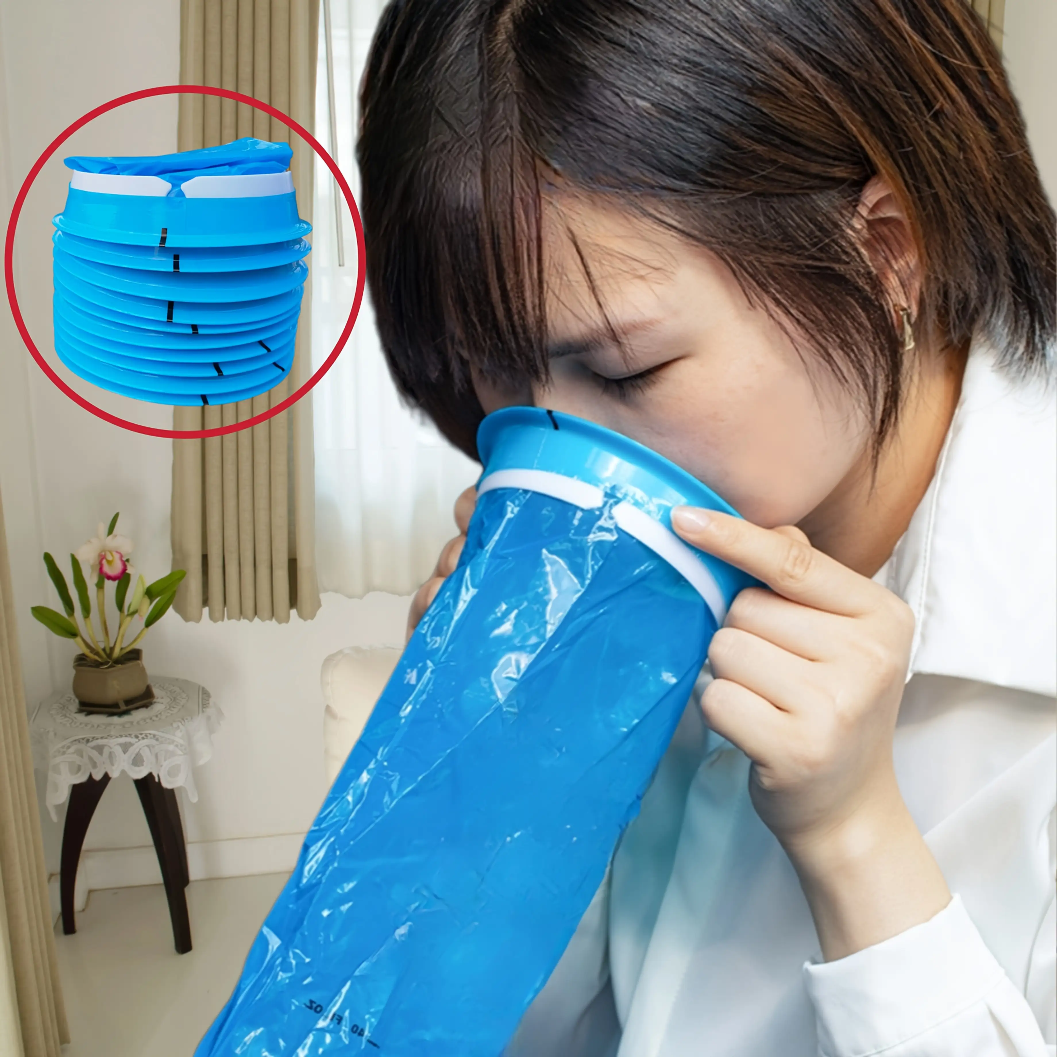 10pcs Durable Leak-Proof Travel Vomit Bags